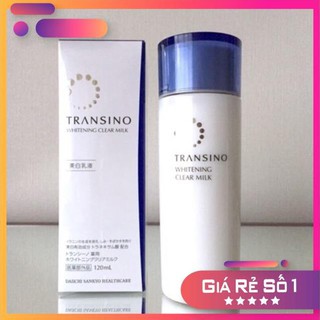 [Hàng chuẩn Auth]  Sữa dưỡng đánh bay nám Transino Whitening Clear Milk Nhật bản 120ml