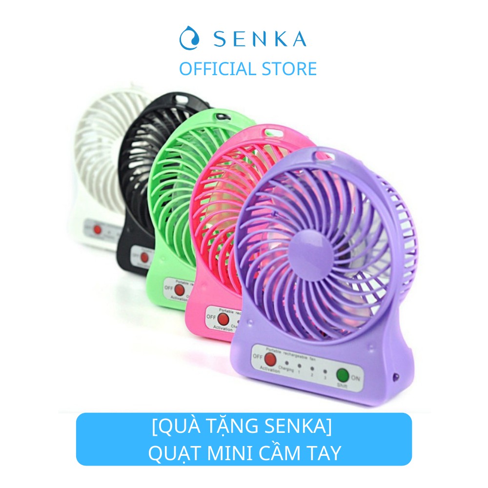 [HB Gift] Quạt cầm tay Senka - để bàn mini(giao màu ngẫu nhiên)