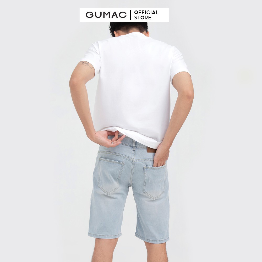 [Mã WABRGUM giảm 10% tối đa 30K đơn 99K] Quần short jean GUMAC QJNB6107