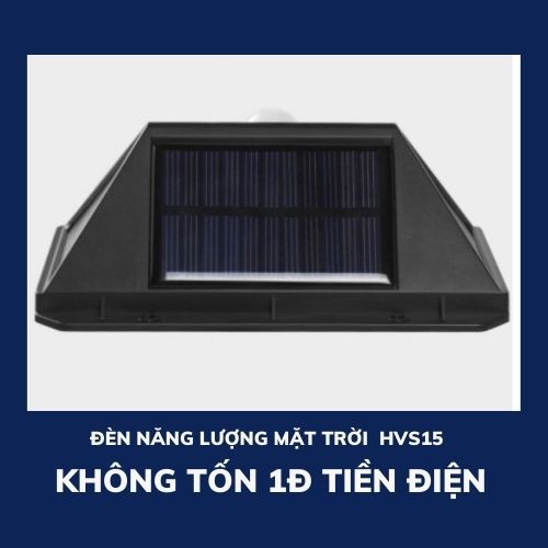 Đèn cảm biến năng lượng mặt trời 100 Led siêu sáng chống nước HVS15