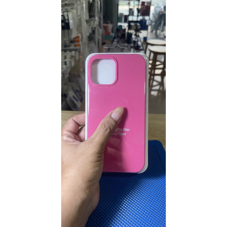 Ốp lưng chống bẩn có logo táo cho iphone 13 Pro Max đa dạng màu mặt trong nhung êm trách trầy mặt lưng
