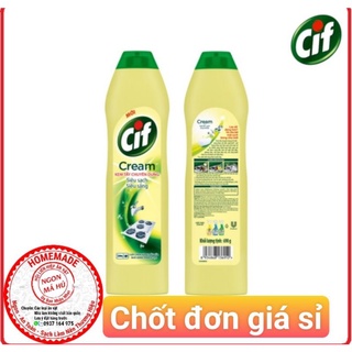 Kem Tẩy Đa Năng Cif Hương Chanh Chai 690g
