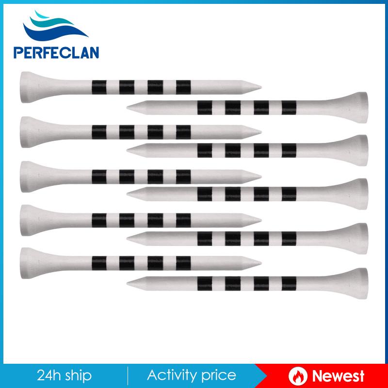 Bộ 100 Phụ Kiện Đánh Golf Bằng Tre Màu Trắng 70mm