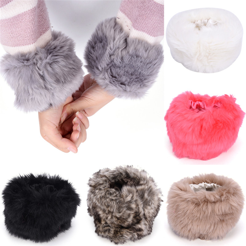 Găng Tay Giả Lông Giữ Ấm Cho Nữ