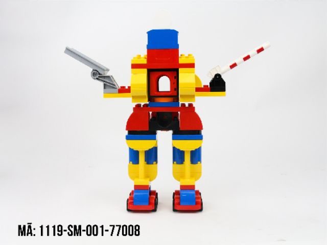 Bộ xếp hình lắp ghép Robot - 92 mảnh ghép - 77008