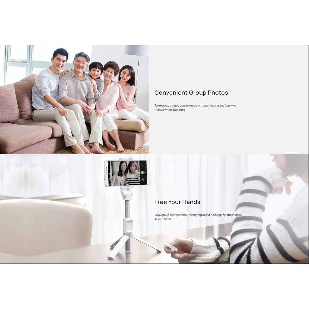 Gậy tự chụp hình Huawei 100% Af15 Bluetooth không dây thích hợp cho điện thoại Ios/ Huawei/ Xiaomi