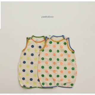 Túi ngủ hè chấm bi Peekaboo
