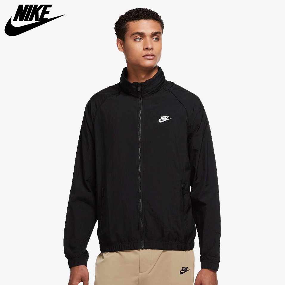 NIKE - Áo khoác thể thao nam nữ Nike NSW Unlined Track Core Jacket chính hãng - Đen
