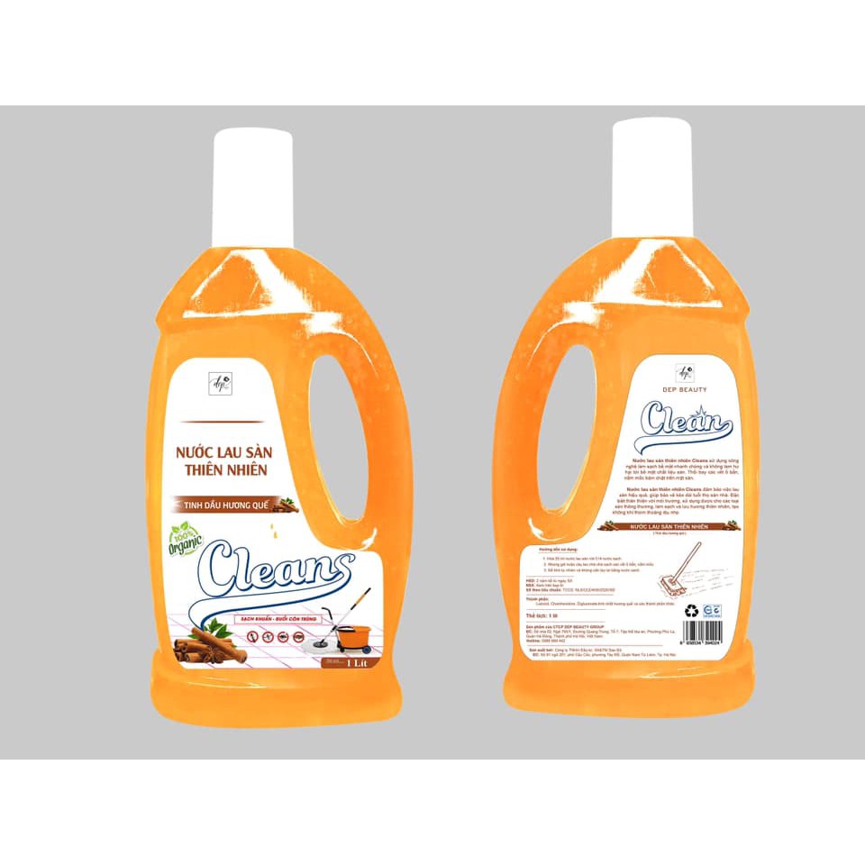 Hàng chính hãng- Á hậu Nguyễn Hiền- 800 ML-Nước rửa chén hữu cơ Clean- Freeship