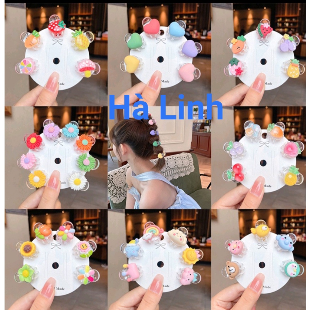 1 Kẹp tóc mái  hoạt hình dễ thương hình cute cho bé gái