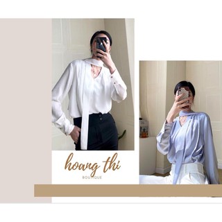 Áo Sơ mi kiểu lụa - thanh lịch