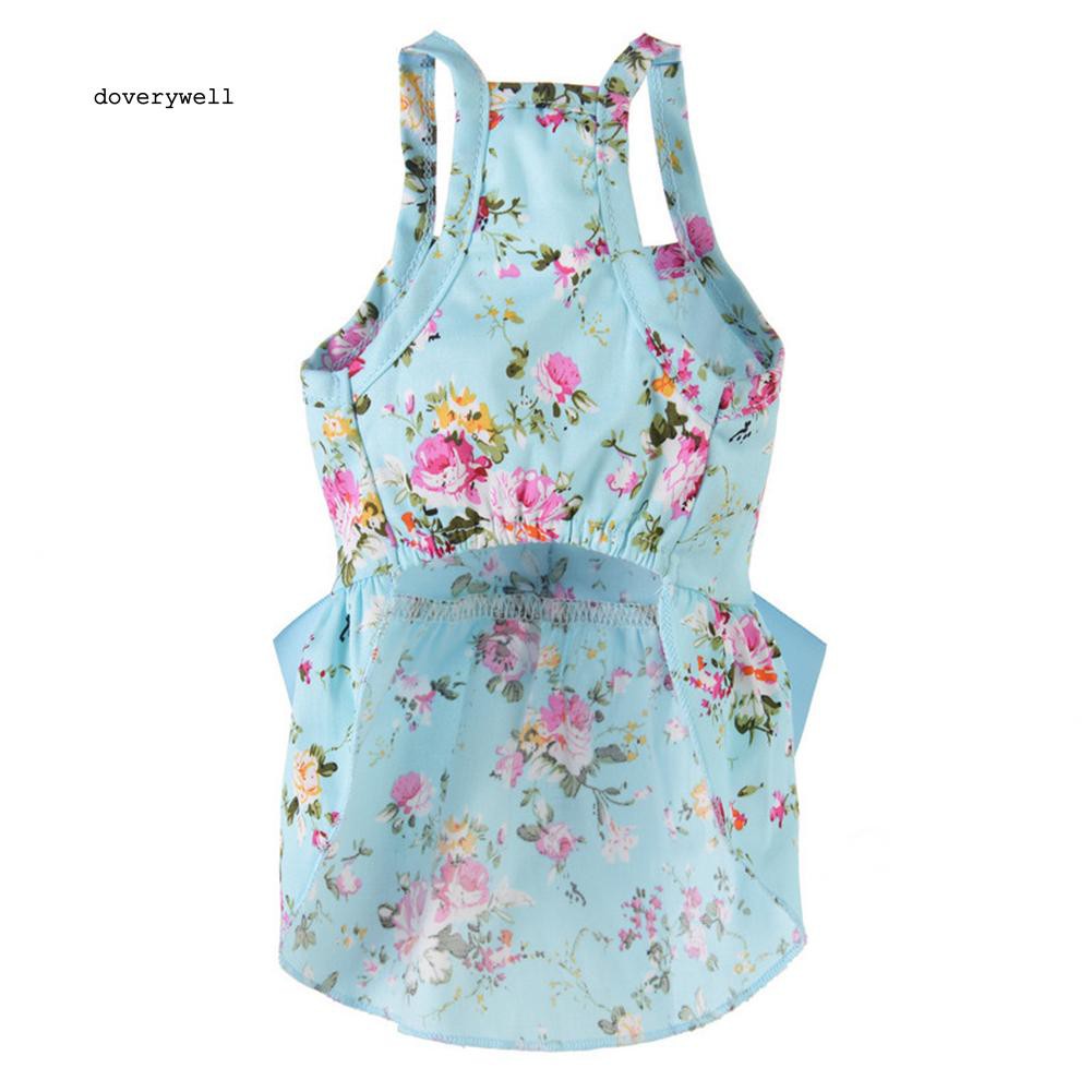 Đầm hoa chất Cotton cho thú cưng