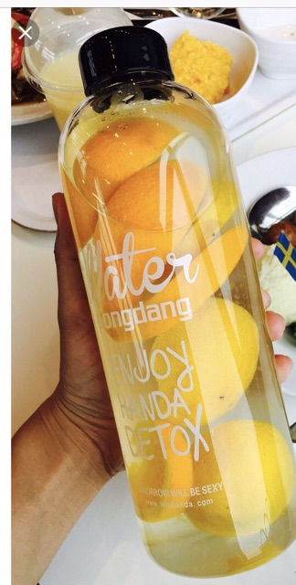 Bình thủy tinh pongdang detox 1000ml