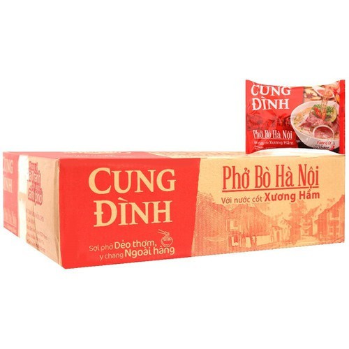 Thùng Phở Bò Cung Đình Hà Nội thùng 30 gói x 68g