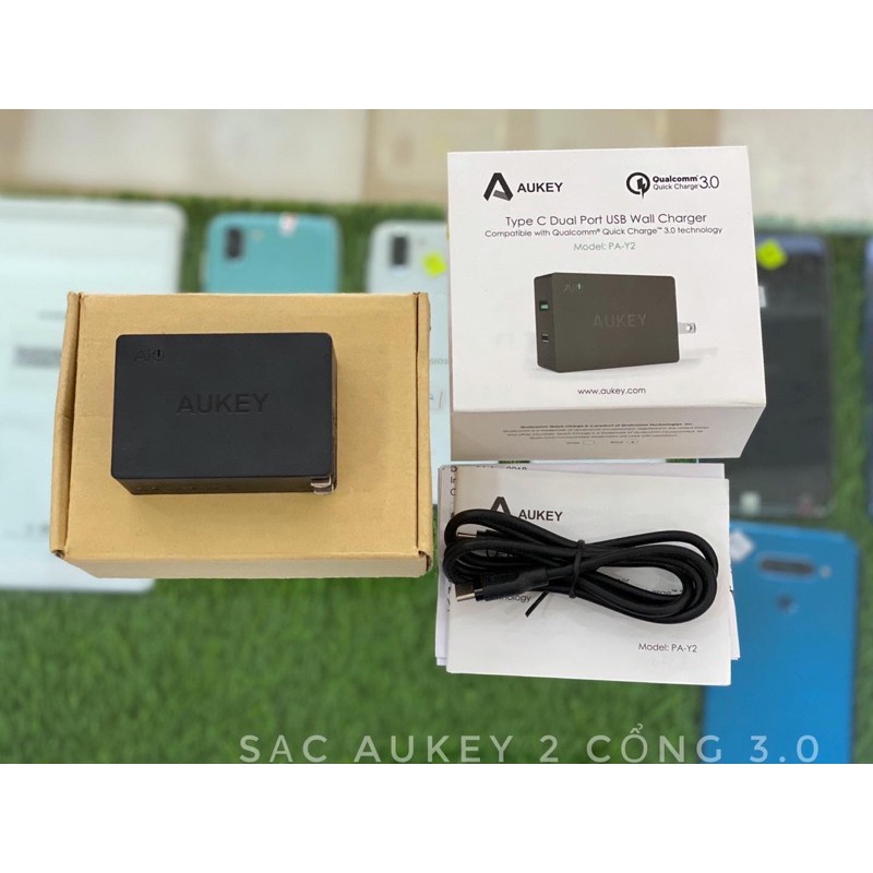 Củ sạc Au_Key 2.0 3 cổng chính hãng giá rẻ