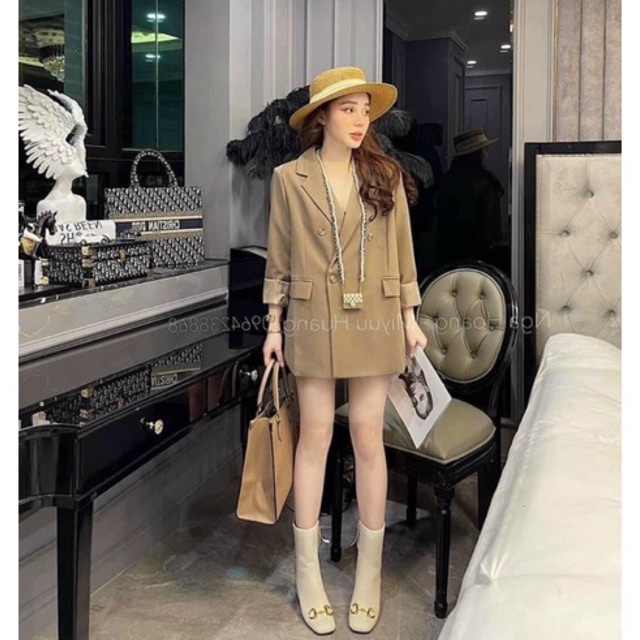 Vest Blazer Khoác Vest 2 Lớp - Blazer 2 Lớp Có Đệm Vai Túi Thật Chuẩn Form Hàng Thiết Kế TTP STOREa