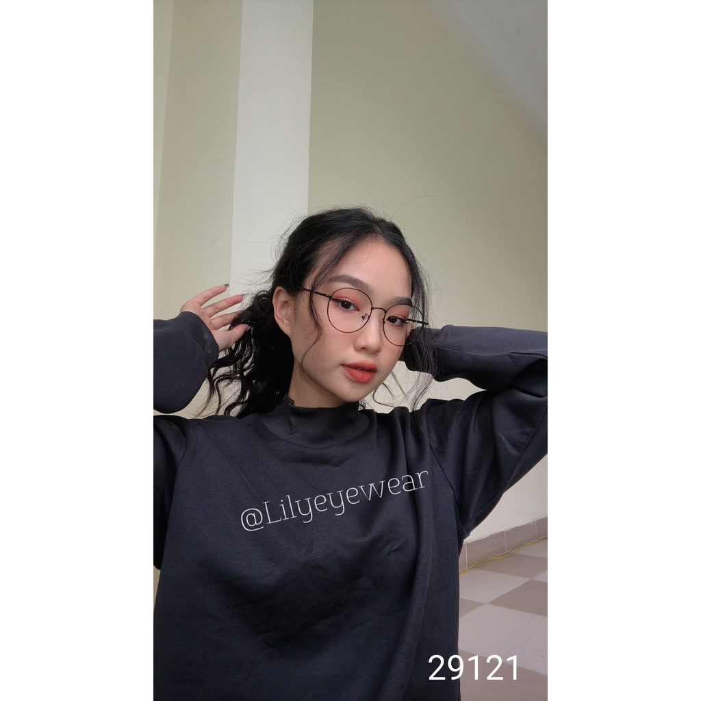 Gọng kính cận kim loại mắt tròn Lilyeyewear 29121 nhiều màu một size | BigBuy360 - bigbuy360.vn