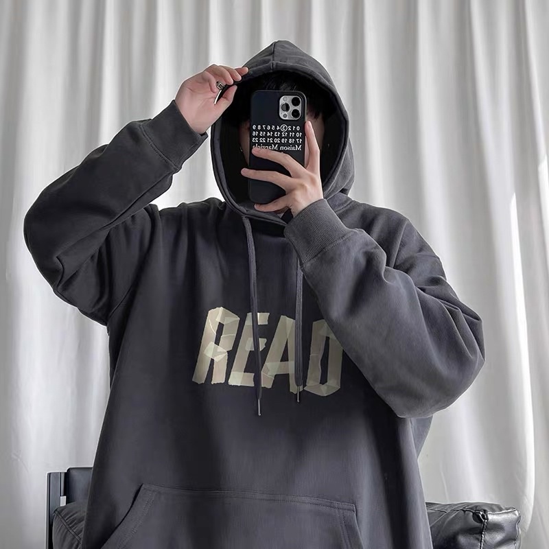 Áo HOODIE-SWEATER Nỉ Bông Unisex READ Tay Dài
