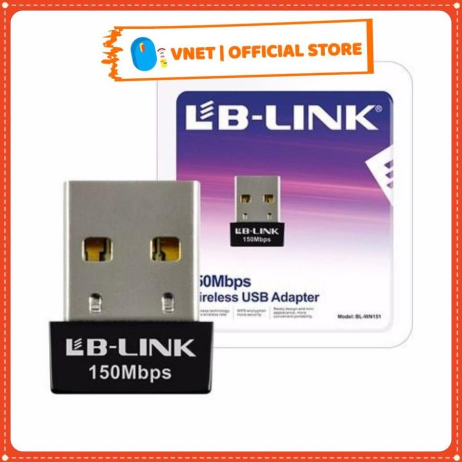 [Chính Hãng] Usb Thu Wifi LB Link WN151 tốc độ 150MBS cao cấp  - SPANA