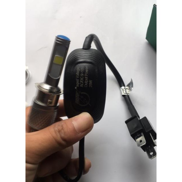 Đèn pha led M02J RTD led râu 2 tim.AC-DC 9-18v