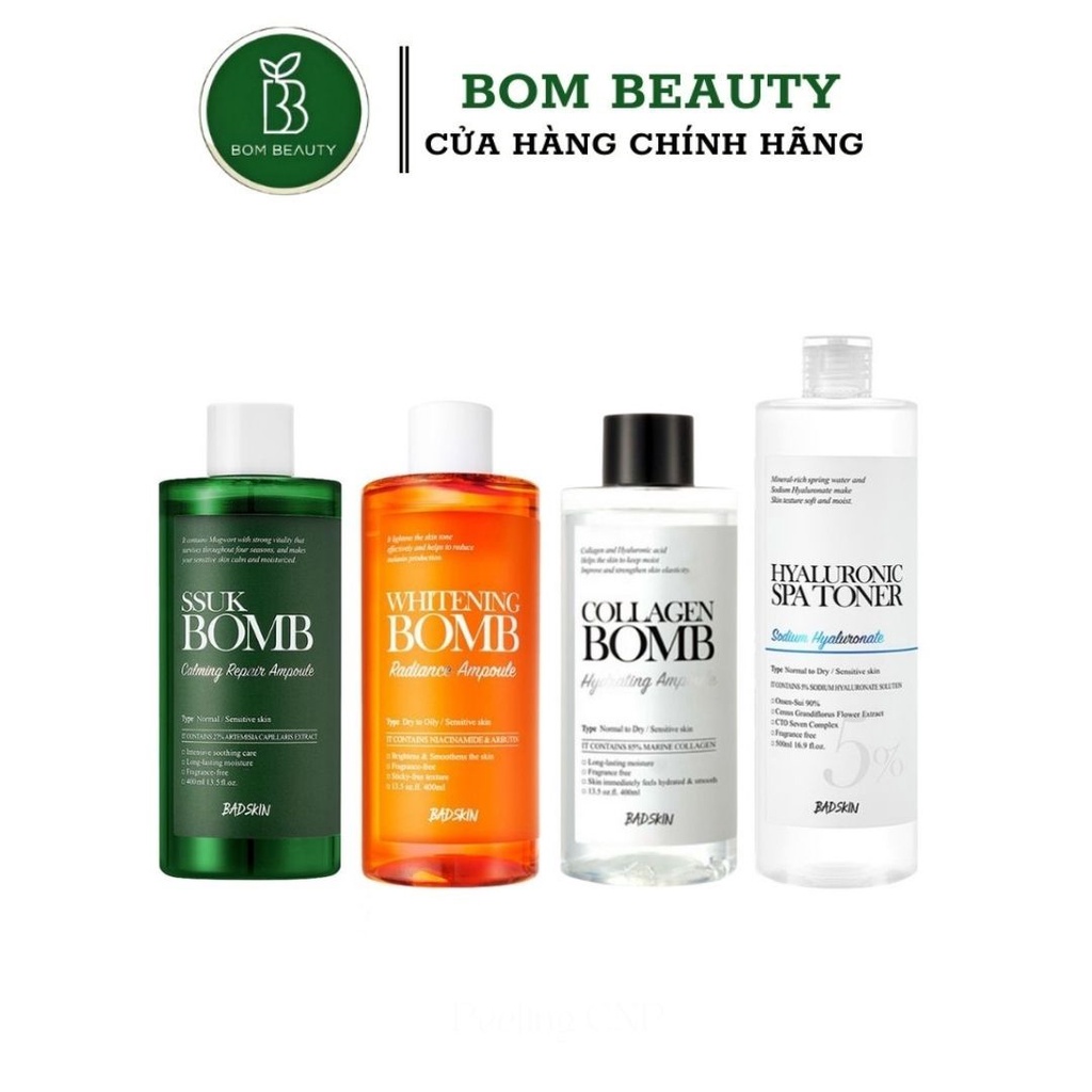 ̣(#badskin) Nước hoa hồng toner Badskin 100ml