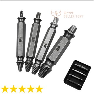 Bộ mũi khoan sữa chữa lấy ốc vít đa năng thép không gỉ