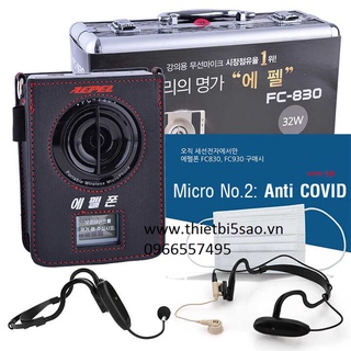 Máy trợ giảng không dây hàn quốc aepel fc-830 made in korea