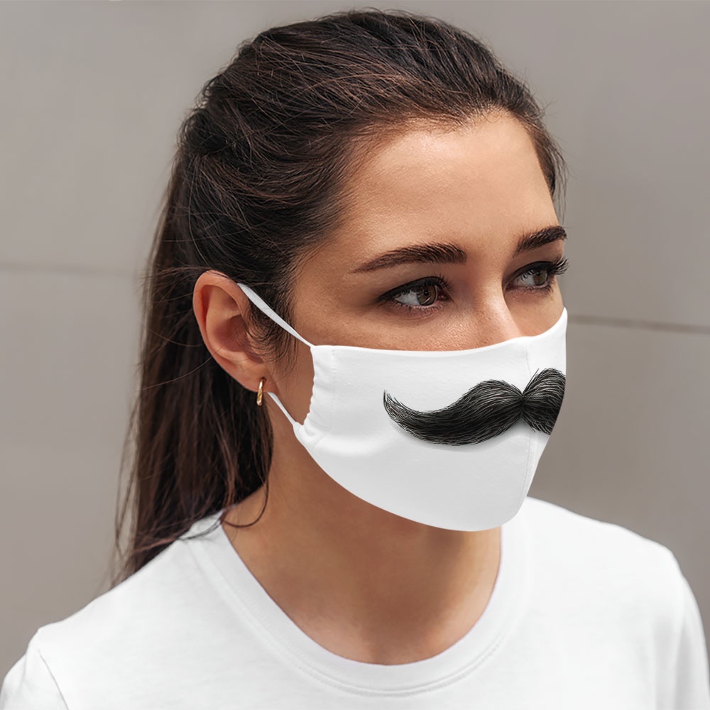 Khẩu trang trẻ em dễ thương vui nhộn cute đáng yêu hoạt hình Hình Vẽ DRAWN CARTWELL có thể giặt và tái sử dụng dây đeo m