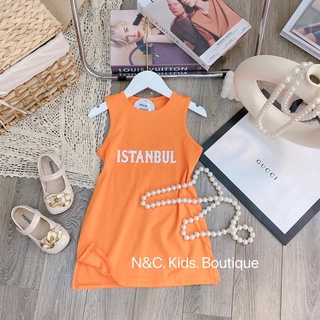 Váy Istanbul sát nách cho bé gái.