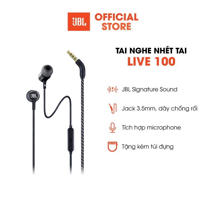 [HÀNG CHÍNH HÃNG] Tai nghe JBL Live 100