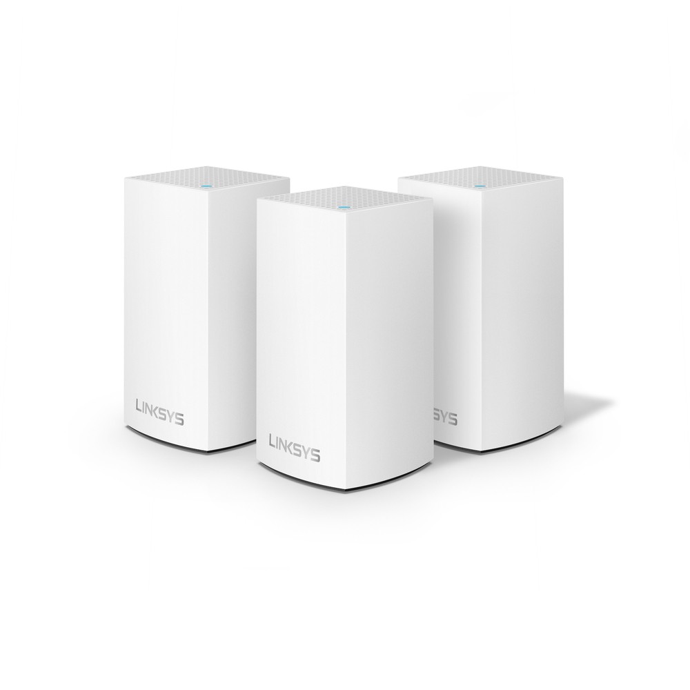 Bộ phát Wifi Linksys Velop WHW0103 Mesh Dual-Band MU-MIMO 3-Pack AC1300Mbps (Hàng chính Hãng)