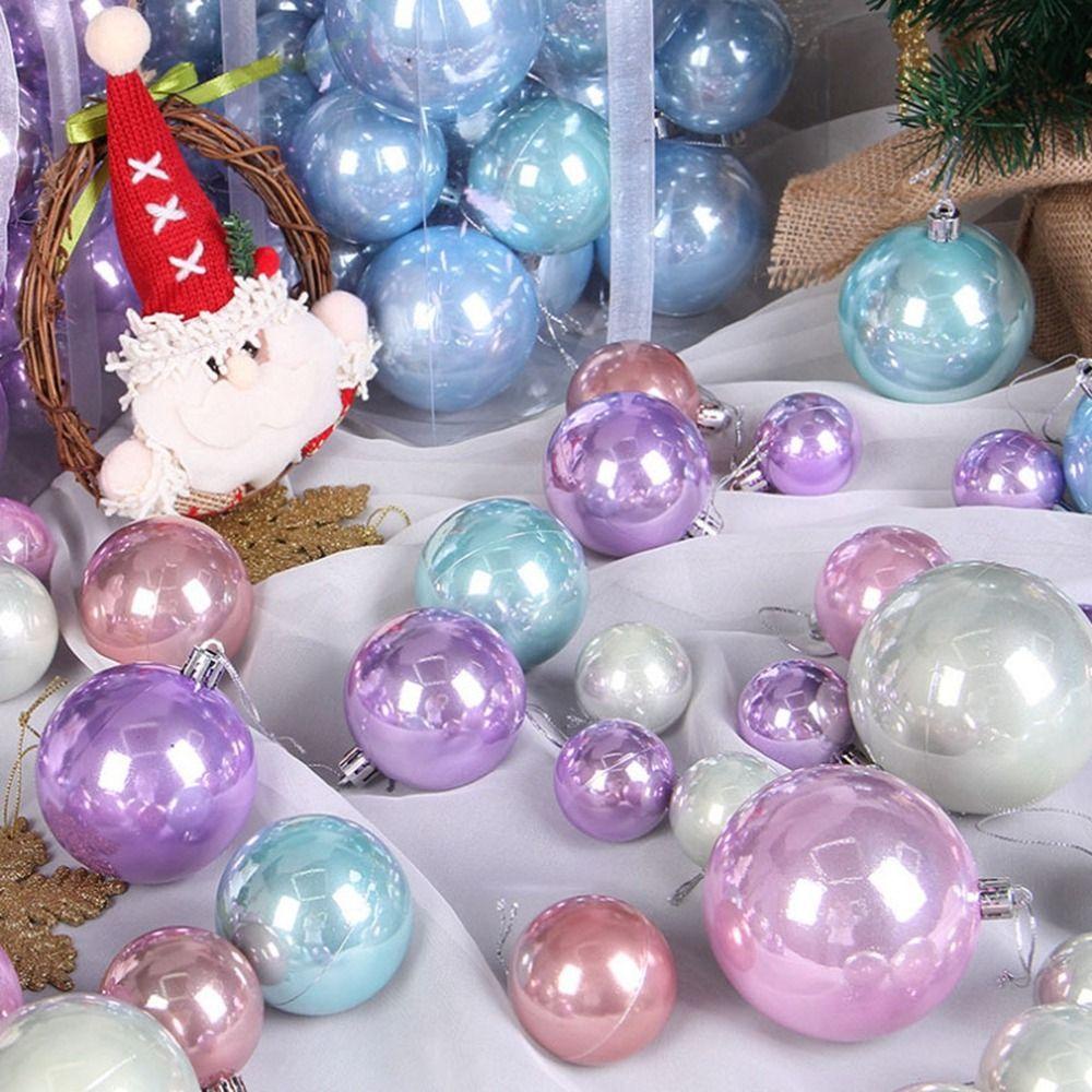 Bộ 3 Quả Châu Đính Ngọc Trai Sáng Tạo Trang Trí Cây Thông Giáng Sinh Năm Mới