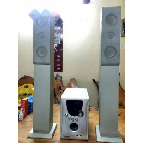 Bộ Loa cột nghe nhạc Soundmax A2800 nghe nhạc, gắn micro hát karaoke