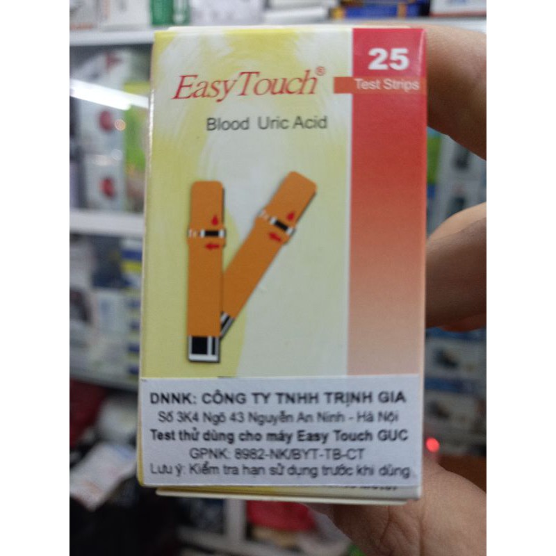 Que Thử Gout Cho Máy Đo Easy Touch GCU ET322 - Que Thử Gout