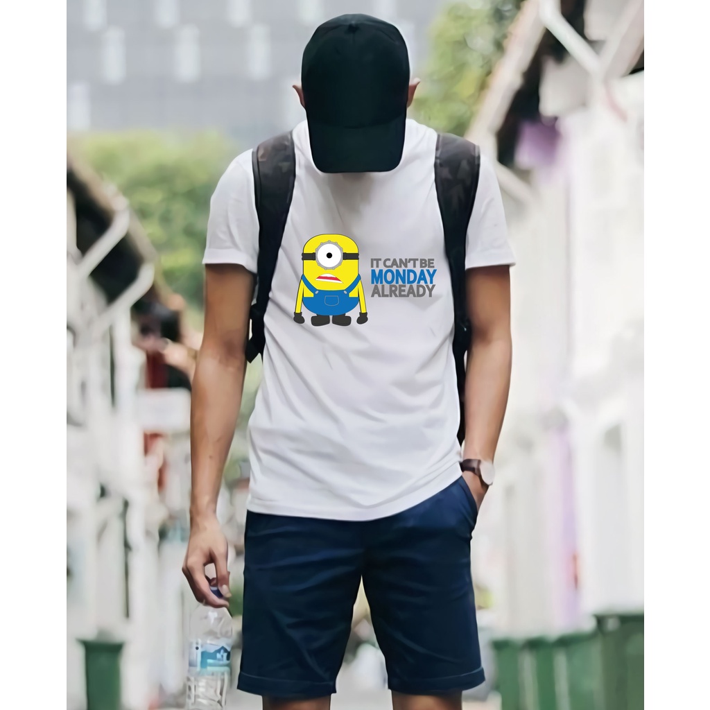ÁO THUN UNISEX FORM RỘNG IN HÌNH MINION IN HÌNH HOẠT HÌNH ẤN TƯỢNG MẪU MỚI VẢI ĐẸP TEAM BUILDING - 25063