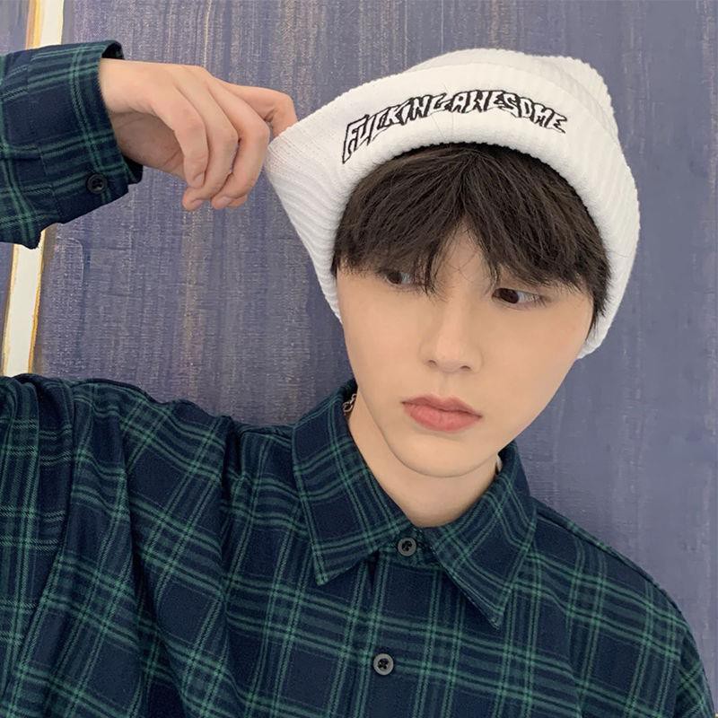 Mũ Len Dệt Kim Giữ Ấm Phong Cách Harajuku Hàn Quốc Thời Trang Thu Đông Dành Cho Cặp Đôi Nam Và Nữ