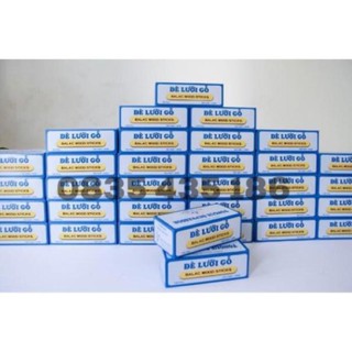 Que Đè Lưỡi Tiệt Trùng (Hộp 100 cái)