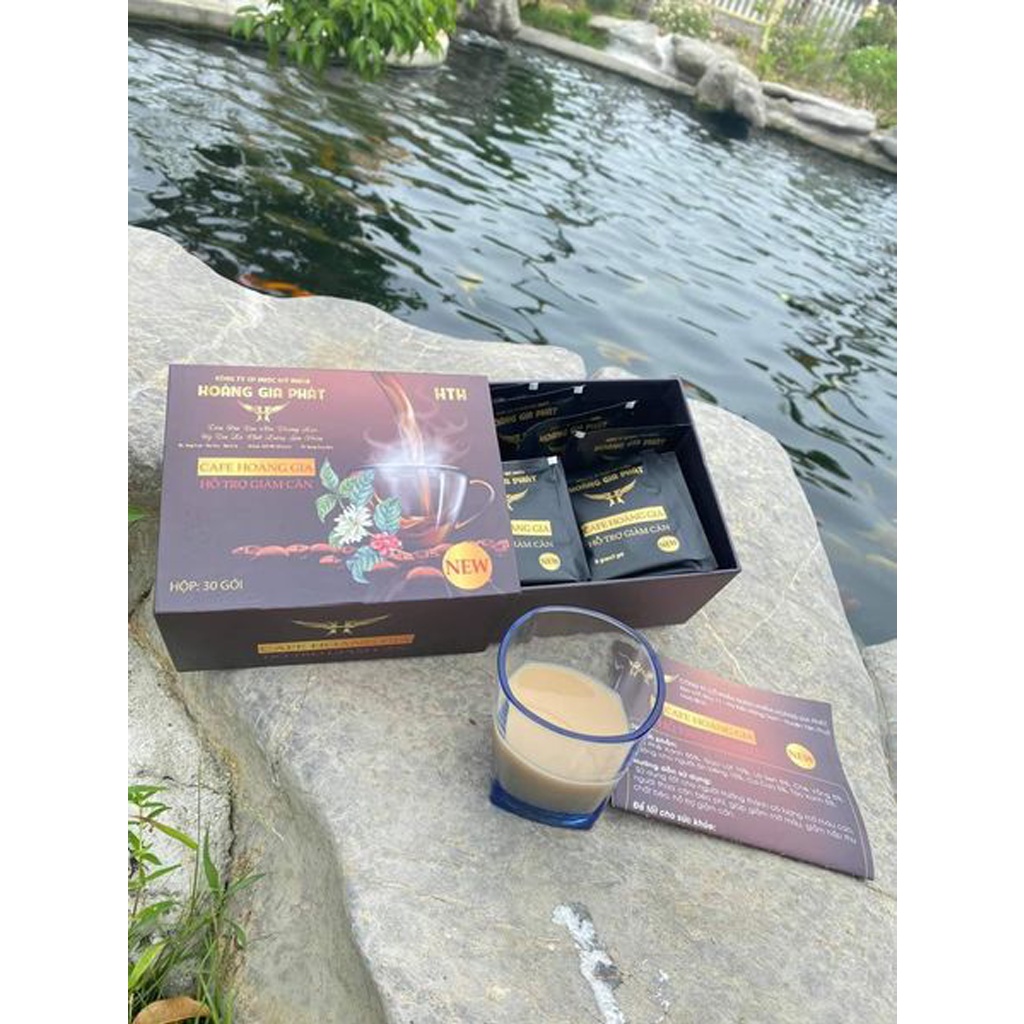 Cafe Giảm Cân Hoàng Gia Phát (chính hãng) hộp 30 gói