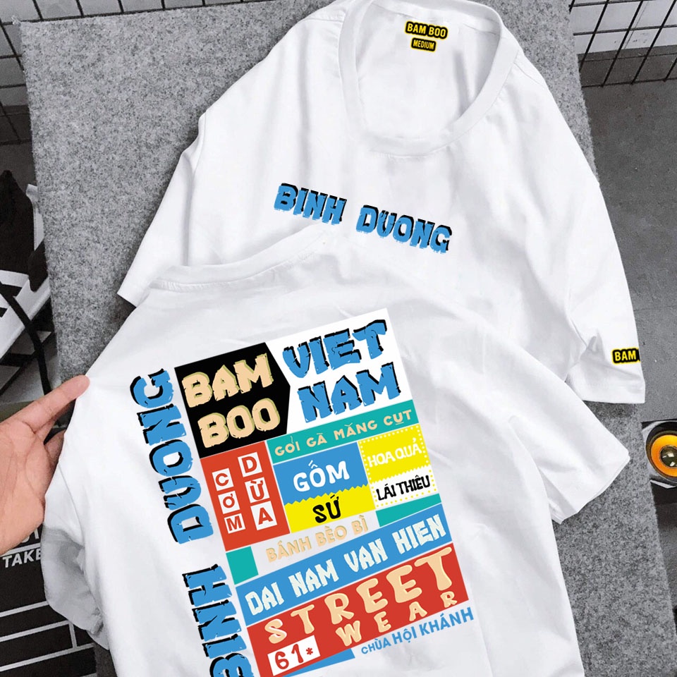 Áo Thun BÌNH DƯƠNG Áo Thun Unisex  BamBoo