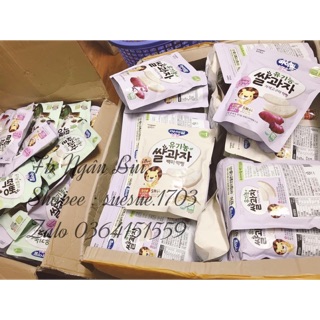Bánh gạo Hàn Quốc 5m+ cho bé