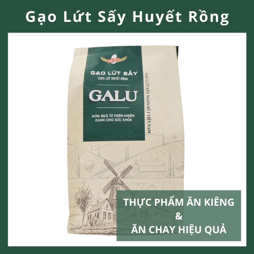 Gạo Lứt Sấy Huyết Rồng Thực Phẩm Ăn Kiêng Hiệu Quả, Tốt Cho Sức Khỏe - Túi 500g | BigBuy360 - bigbuy360.vn