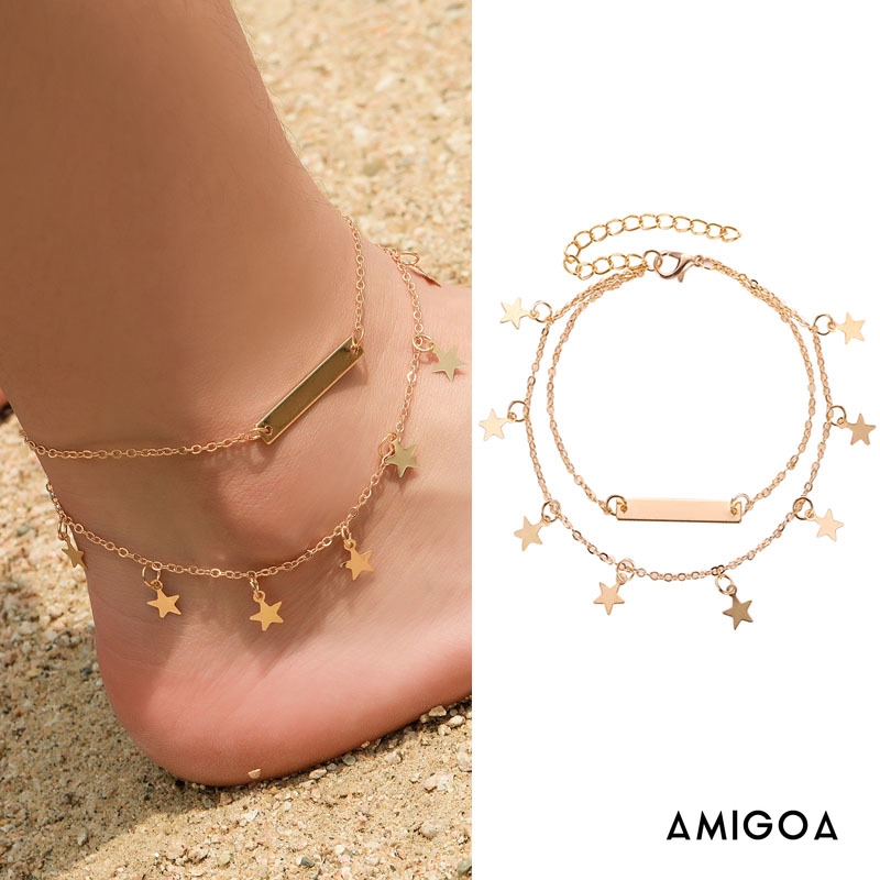 Lắc Chân Họa Tiết Ngôi Sao Thời Trang | BigBuy360 - bigbuy360.vn
