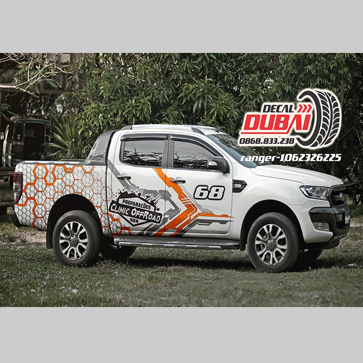 Tem dán sườn xe ford ranger