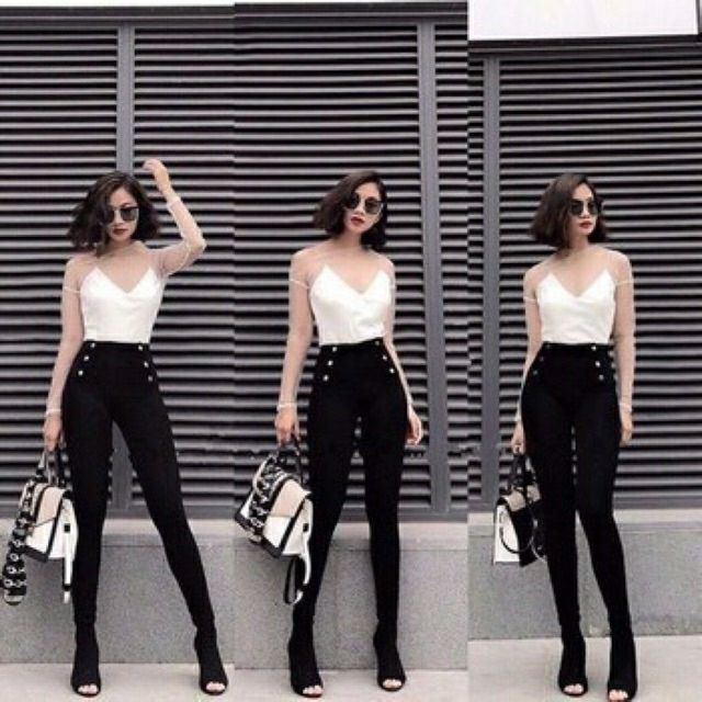 Quần legging cạp cao 9 phân