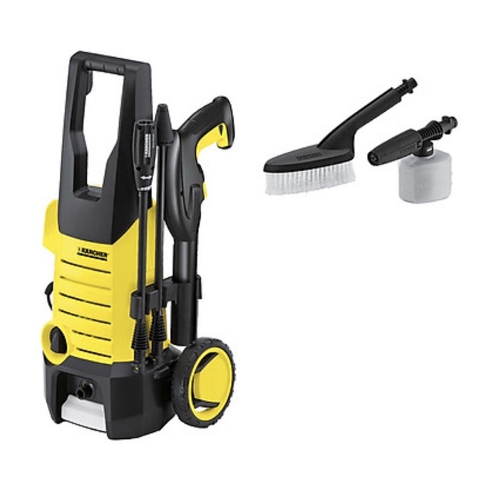 Combo Máy Phun Rửa Áp Lực Cao Karcher K 2.360 và Bộ Đầu Chà Và Bình Xịt-Chính Hãng-New