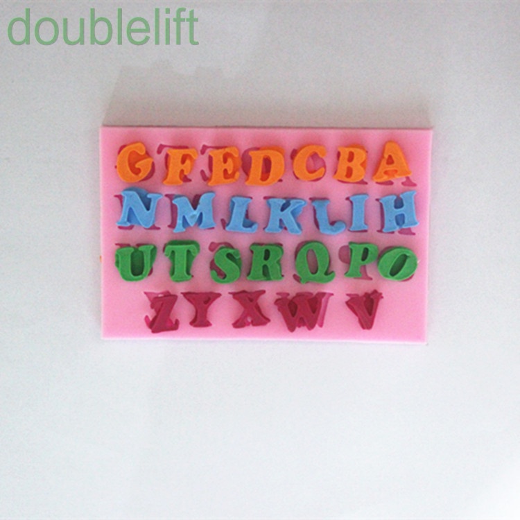 Khuôn silicone tạo hình chữ cái trang trí bánh DIY