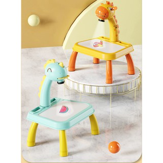 [❤️MẪU MỚI NHẤT 72 HÌNH VẼ❤️]Máy Chiếu Đa Năng + Bàn Vẽ Thông Minh có máy chiếu kèm Nhạc Cho Bé tập vẽ