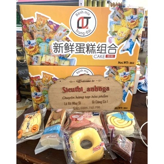 [Nguyên Thùng]Bánh Đài Loan Mix Đủ Vị Thùng 2Kg