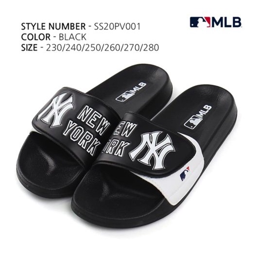 [AUTHENTIC 100%] [Sẵn] DÉP MLB NỘI ĐỊA HÀN QUAI DÁN CHÍNH HÃNG SALE