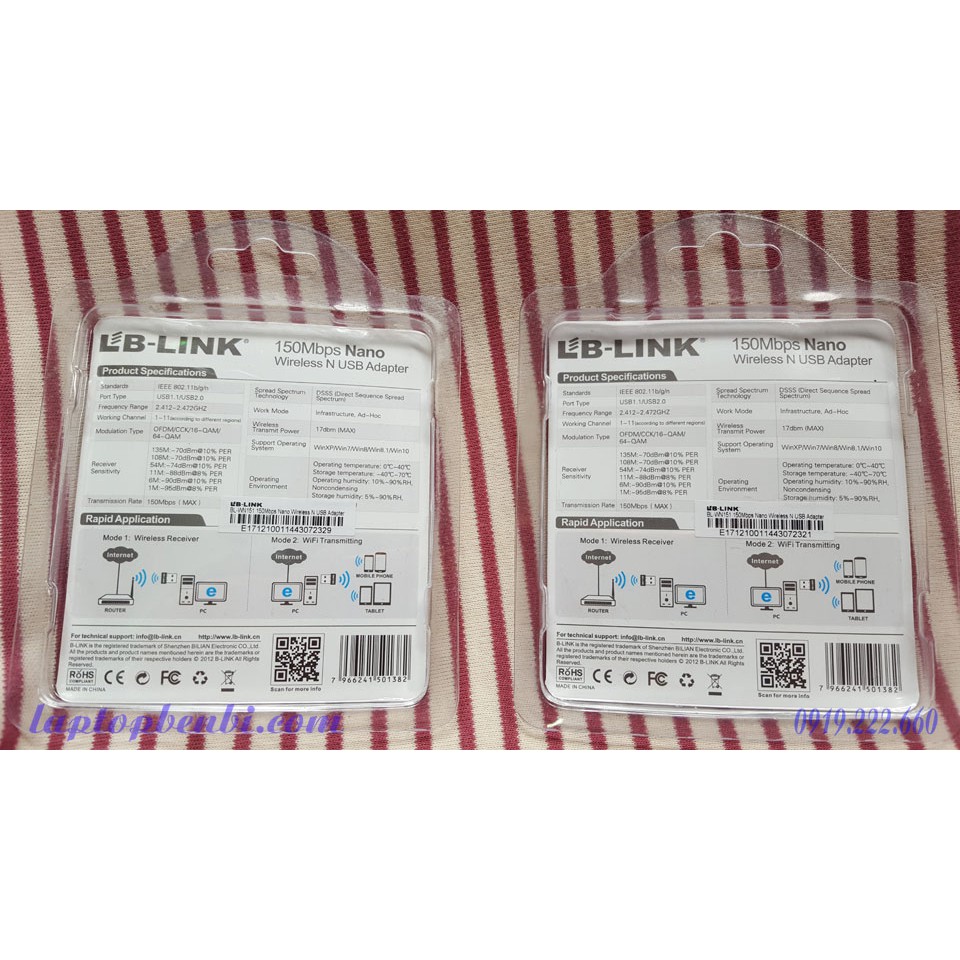 [Mã SKAMLTSM9 giảm 10% đơn 99K] Usb wifi LB-LINK WN151 siêu nhỏ gọn | Bộ usb thu wifi cho máy tính | BigBuy360 - bigbuy360.vn